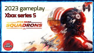 Star wars Squadrons Xbox series S 2023 gameplay [upl. by Eiuqram]