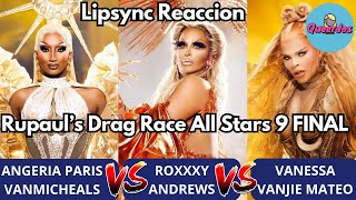 Angeria Paris Vanmicheals Vs Roxxxie Andrews Vs Vanjie  RuPauls Drag Race All Stars 9 Lipsync Final [upl. by Yauqaj]