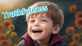 Truthfulness  Educational Story  Truthfulness story  AI animation [upl. by Ahsinawt7]