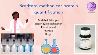 Bradford method for protein quantification  Protocol [upl. by Nivad]