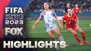 Switzerland vs Spain Highlights  2023 FIFA Womens World Cup  Round of 16 [upl. by Nirak442]