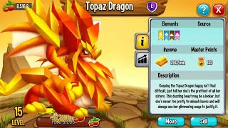 TOPAZ DRAGON REVIEW Dragon city [upl. by Ennovihs]