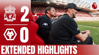 Extended Highlights Klopp era ends with a win  Liverpool 20 Wolves [upl. by Yentuoc]