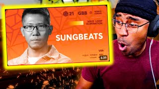 SungBeats 🇺🇸  GRAND BEATBOX BATTLE 2021 WORLD LEAGUE  Solo Loopstation Elimination REACTION [upl. by Kareem329]