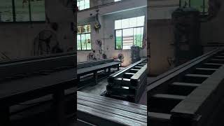 Robot Track Installation Welding and Material Displaytracksystem track industrialrobots robot [upl. by Gabbie]