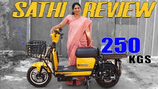 ADMS Sathi Ev Bike Deatil review In Telugu  Ev Bikes review In Telugu  Anuradha  V automobiles [upl. by Ettari]