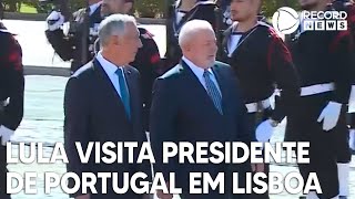 Lula visita presidente de Portugal em Lisboa [upl. by Pollock822]