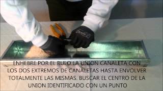 SISTEMA NOVEDOSO Y PRACTICO PARA INSTALAR CANALETAS [upl. by Anan]