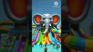 Evolution of the  Elephant slide milkies funny kittenmilk cutecat ai cute milkman cartoon [upl. by Luke242]