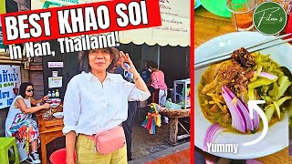 The BEST Khao Soi In NAN Thailand  Khao Soi Tonnam [upl. by Tigdirb]