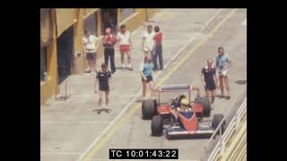 Ayrton Senna F1 1984 preseason testing [upl. by Ettevahs]