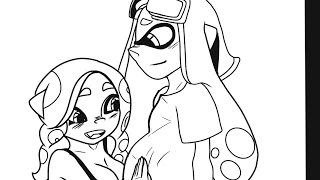 Baby KicksSplatoon 3 Comic DubSideTealStories [upl. by Irahc]