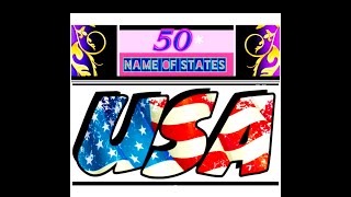 50 NAMES OF THE USA STATES [upl. by Geithner]