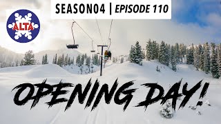 2024 OPENING DAY at ALTA SKI AREA [upl. by Ahseiat]