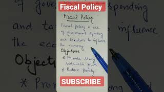 What is Fiscal Policy [upl. by Erelia]