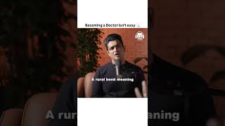 Becoming A Doctor is Like an Exile  Abhijeet Kaji shorts [upl. by Kumler]