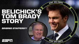 Bill Belichick bribed Patriots staffers to bat down Tom Bradys passes 😆  ManningCast [upl. by Hewie]