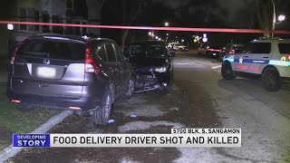 Delivery driver shot killed Monday in Englewood on citys South Side [upl. by Chae]