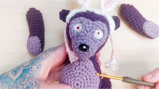 How to Crochet Collectible Doll Bunny Bear Amigurumi Tutorial [upl. by Baugh]