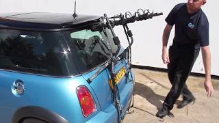 How to Fit Install a Bike Cycle Carrier Rack  BMW Mini One Cooper S [upl. by Normand]