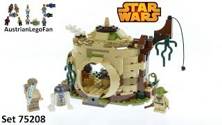 Lego Star Wars 75208 Yoda´s Hut  Lego Speed Build Review [upl. by Inaleon]