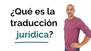 💼 ¿Qué es la traducción jurídica ✅ [upl. by Etteuqram227]