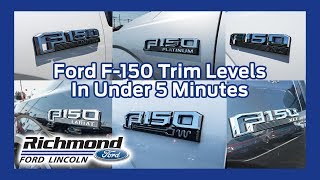 F150 Trim Levels Everything You Need To Know [upl. by Landing]