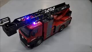 Huina 1561 RC Fire Truck unboxing and test [upl. by Htebazila53]