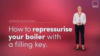 How to repressurise your boiler with a filling key  BOXT Boilers [upl. by Tihom]