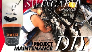 SUSPENSION LINKAGE QUICK MAINTENANCE  ROYAL ENFIELD HIMALAYAN [upl. by Toombs]