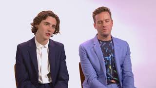 Timothée Chalamet and Armie Hammer — Awards Season Spotlight [upl. by Wolfson]