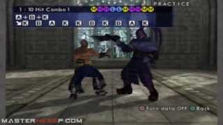 Soul Calibur II  HD  Heihachi 10 Hit Combos  Sony PlayStation 2 PS2 [upl. by Etnasa40]