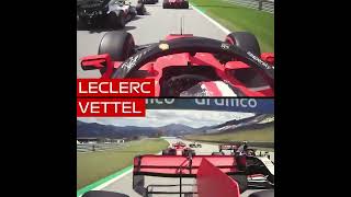 Leclerc amp Vettel Collide  2020 Styrian Grand Prix [upl. by Assirek]