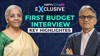 Nirmala Sitharamans Exclusive Interview With NDTV Profit  Key Takeaways [upl. by Yasnyl]