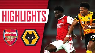 HIGHLIGHTS  Arsenal vs Wolves 12  Premier League [upl. by Dubenko]