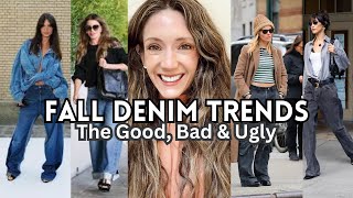 The BEST and WORST Fall Denim Trends 2024 [upl. by Orteip]