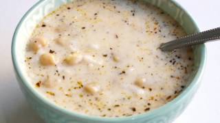 Joghurtsuppe mit Kichererbsen und Reis türkische Suppe  einfach und lecker [upl. by Rosalee]