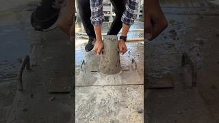 Good Slump With Workable Concrete youtubeshorts shorts short cement construction concretelife [upl. by Notyal194]