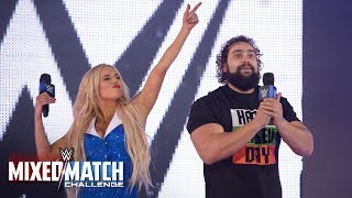 Rusev amp Lana promise to crush Elias amp Bayley on WWE Mixed Match Challenge [upl. by Kinnie]