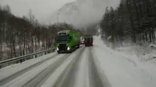 Trucks in trouble E39 Eide Norway [upl. by Demeyer]