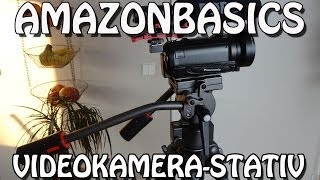 quotAMAZONBASICS VIDEOKAMERASTATIV FÜR 60 EUROquot Vorstellung  Vergleich mit Cullmann Titan CT220 [upl. by Cohl]