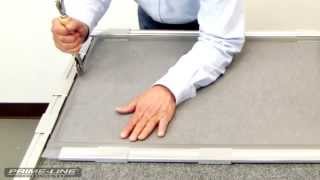 HowTo Rescreening an aluminum window screen [upl. by Vassaux]