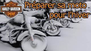 Comment préparer sa moto pour lhiver  hivernage [upl. by Ecyned]