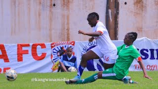 Shabana Queens fights from 2 goals down to Pick a Point against FC 105 Starlets at Gusii Stadium [upl. by Ahseekat]