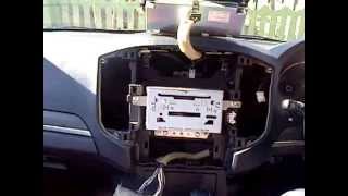 pajero gen4 radio removal [upl. by Enimzzaj]