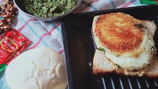 Kaladi Recipe  Jammu famous Kaladi BreadKulcha Recipe with Green Anardana Chutney [upl. by Artim]