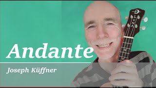 Andante  Joseph Küffner Ukulele Fingerstyle with free Tabs and Sheet Music [upl. by Dorella436]