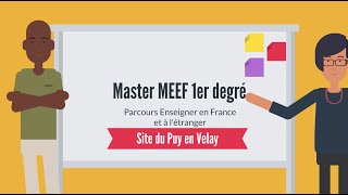 Présentation du Master MEEF 1er degré  Parcours EEFE [upl. by Ayita]