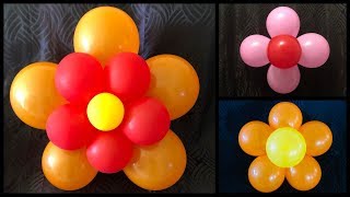 Easy Balloon Decoration at home3 Simple balloon decoration ideas  Party Decorations [upl. by Tager]