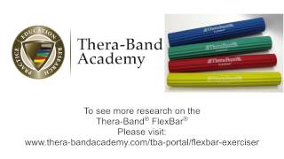 TheraBand® FlexBar® Exercise for quotGolfers Elbowquot [upl. by Loos]